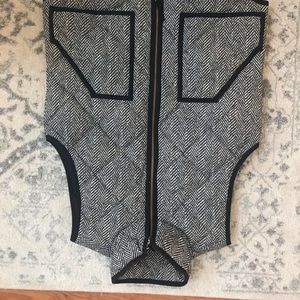 J Crew Herringbone Vest